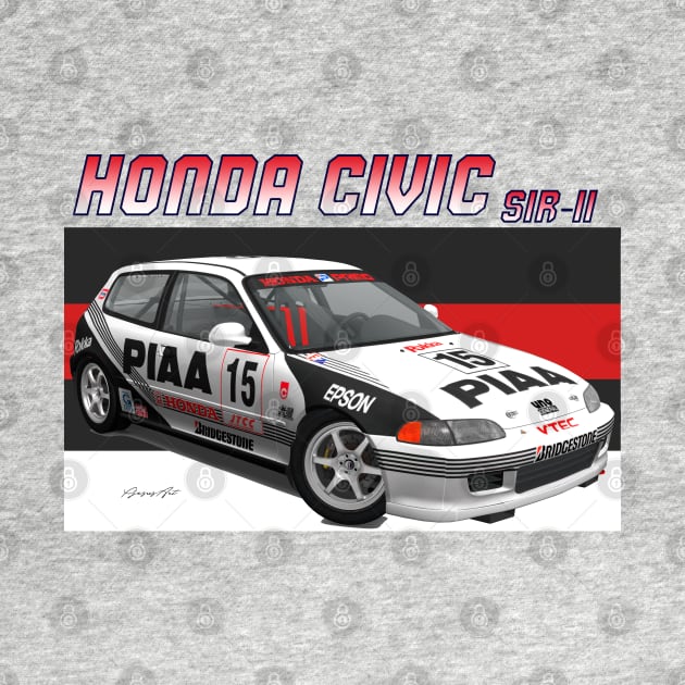 Honda Civic SiR-II by PjesusArt